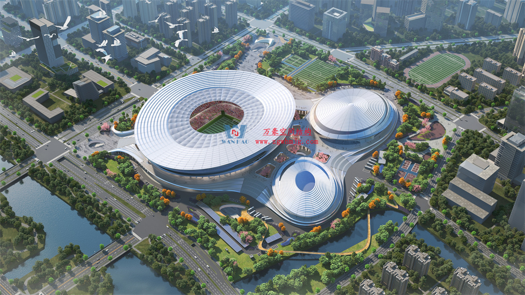 科技赋能品质工程 | 萬豪集团携手浙大团队圆满完成无锡奥体中心膜结构排水试验验收
