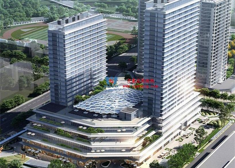 安吉县昌硕小区地块房产开发项目钢结构天幕