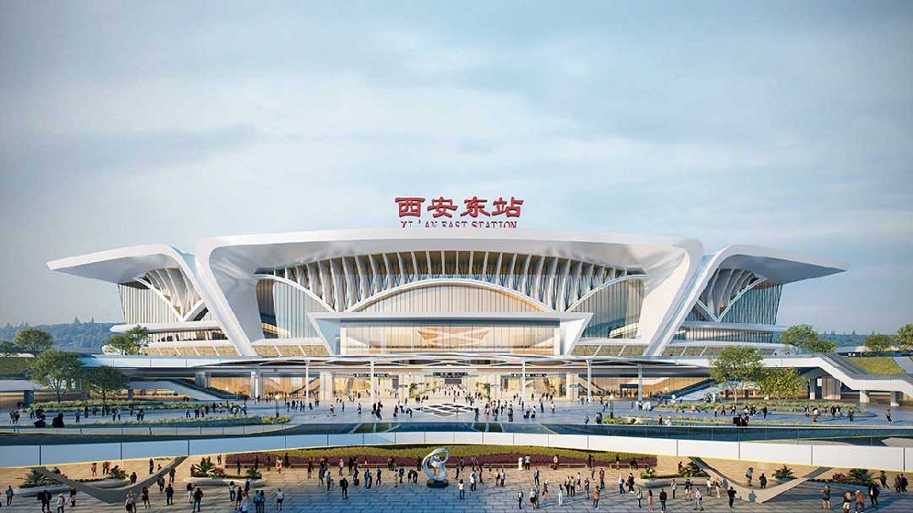 浙江萬豪集团中标站前广场ETFE气枕膜结构雨棚工程