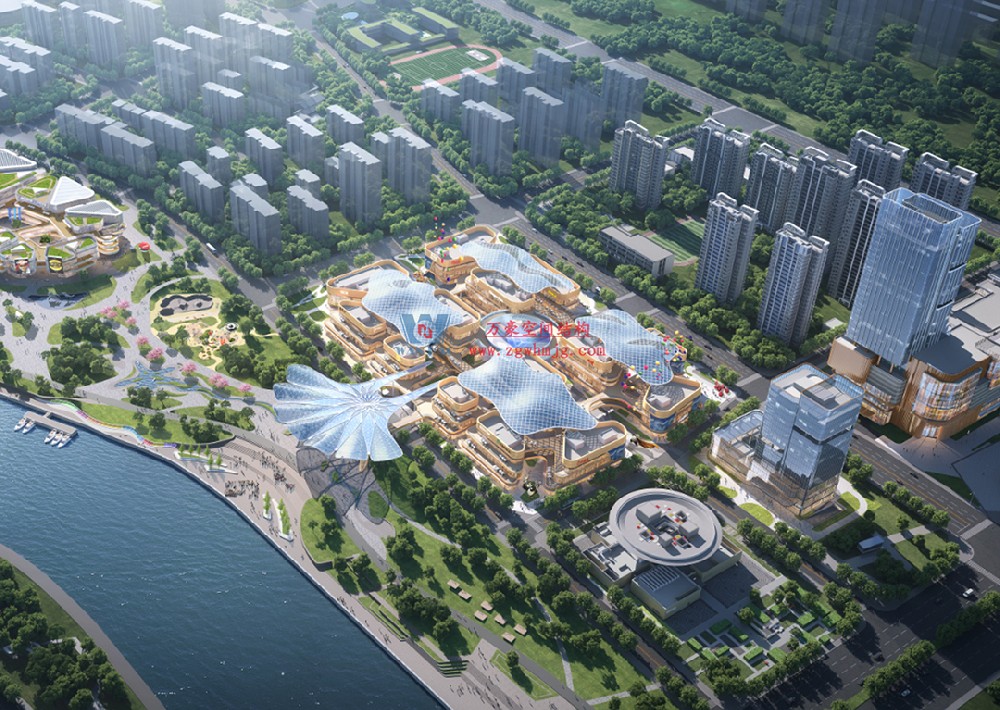 喜报｜浙江萬豪集团成功中标石家庄太平河片区合生汇大型ETFE商业天幕！