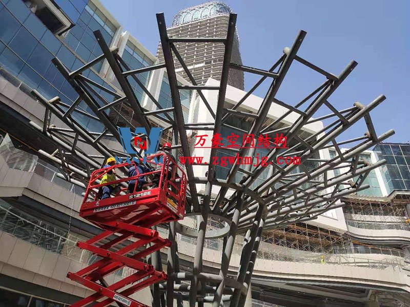 东南智汇城7#地块伞状异型钢结构
